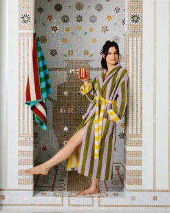 Dusen DusenSea Stripe Bathrobe
