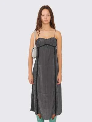 GanniShiny Tech Strap Midi Dress