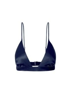KES NYCSilk Triangle Bra - Deep Sea