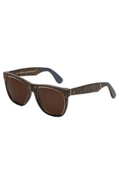 RetroSuperFutureSuper Classic Costiera Sunglasses - Leopard Esque Havana/Metallic Blue