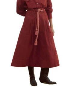 The Great.The Field Skirt - Strawberry Jam