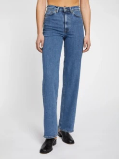 LividTia High Waisted Wide Leg Jeans - Japan Blue