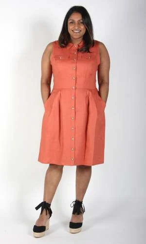 Birds Of North AmericaTree Mouse Dress - Canyon - Image 3