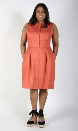 Birds Of North AmericaTree Mouse Dress - Canyon - Image 7