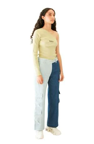 KkCoUtility Pant In Mixed Denim - Image 2