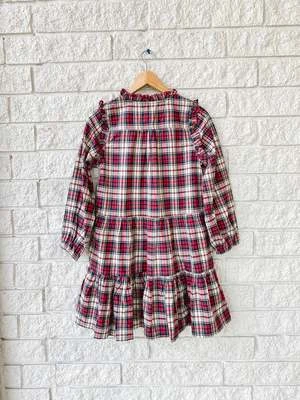 Pink ChickenKalani Dress - Holly Tartan - Image 2